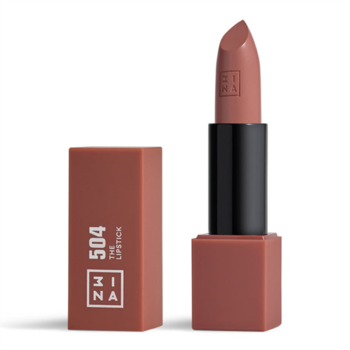 3Ina the lipstick - 504 red clay by for women - 0.16 oz lipstick