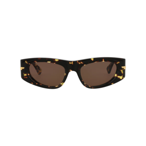 Bottega Veneta round-frame acetate sunglasses