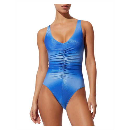 Solid & Striped the lucia womens glitter polyester one-piece swimsuit