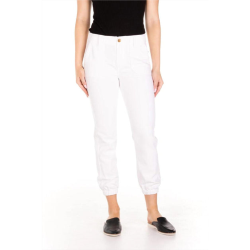 Articles of society julie mid rise jogger in white