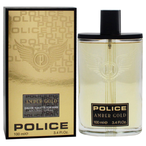 Police amber gold by for men - 3.4 oz edt spray