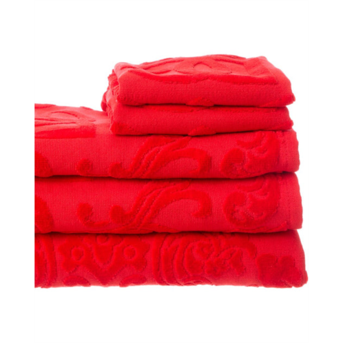 Dolce & Gabbana barocco logo-jacquard towel, set of 5