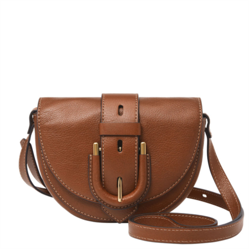 Fossil womens harwell litehide leather small flap crossbody