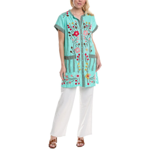 Johnny Was joni relaxed pocket weekend tunic