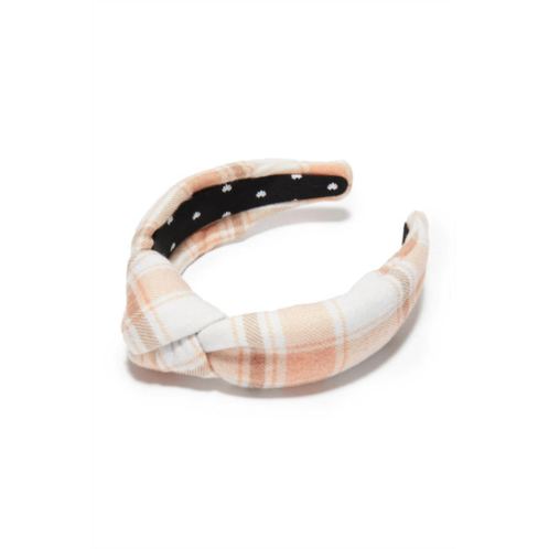 LELE SADOUGHI womens knotted headband in harvest plaid