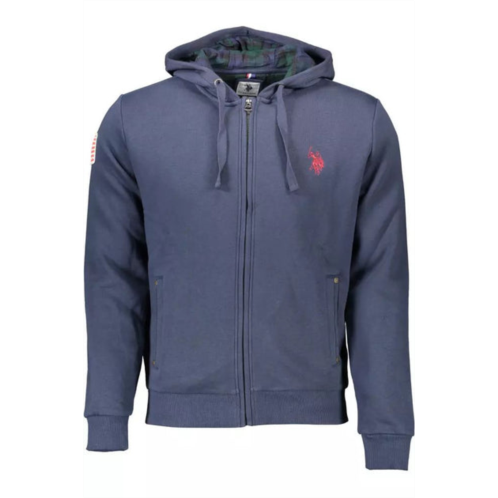 U.S. POLO ASSN. chic hooded sweatshirt with embroidery mens detail
