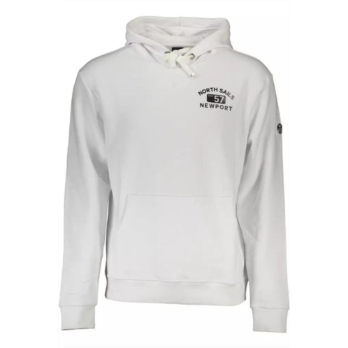 North Sails sleek hooded sweatshirt with logo mens print