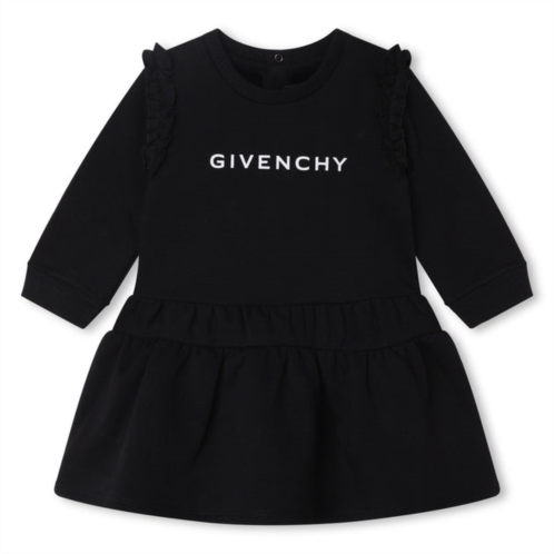 Givenchy black logo print dress