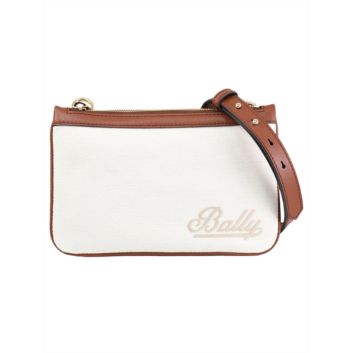 Bally claryssa 6302301 womens beige logo handbag