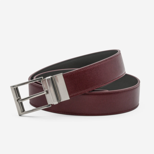 Bottega Veneta maroon leather belt 609189-vma85-6018-1