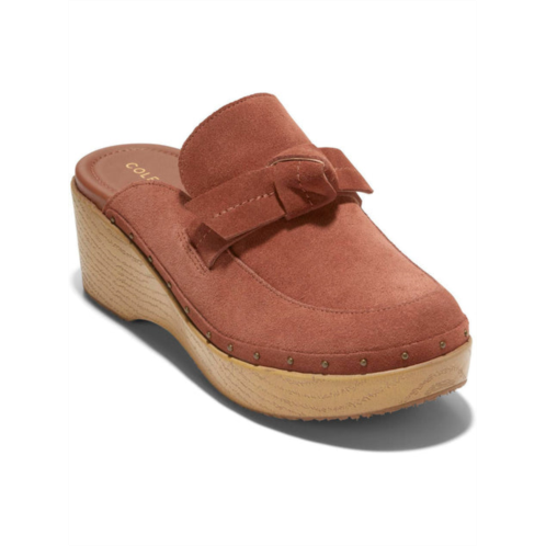 Cole Haan cloudfeel all day womens suede bow clogs