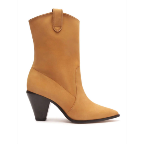 SCHUTZ womens mackie bootie in nude caramel