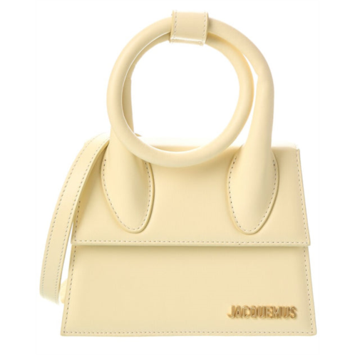 Jacquemus le chiquito noeud leather clutch