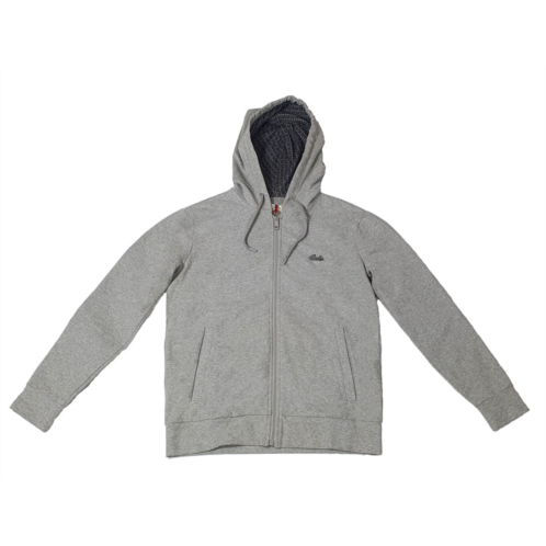 Bally 6240368 grey hooded sweatshirt