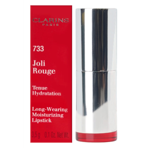 Clarins joli rouge 733 fig moisturizing longwear lipstick 0.1 oz
