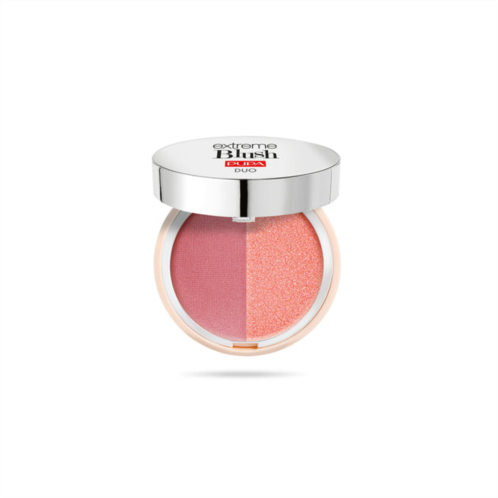 Pupa Milano extreme blush duo - 110 radiant amarant - glow watermelon by for women - 0.141 oz blush