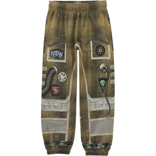 Molo am space suit joggers in brown