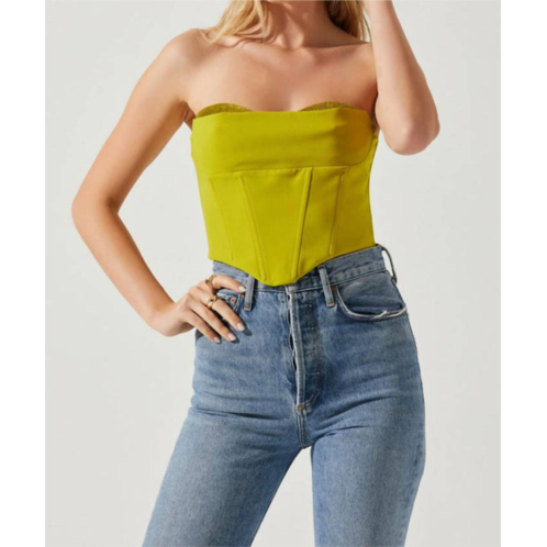 ASTR shanna top in lime