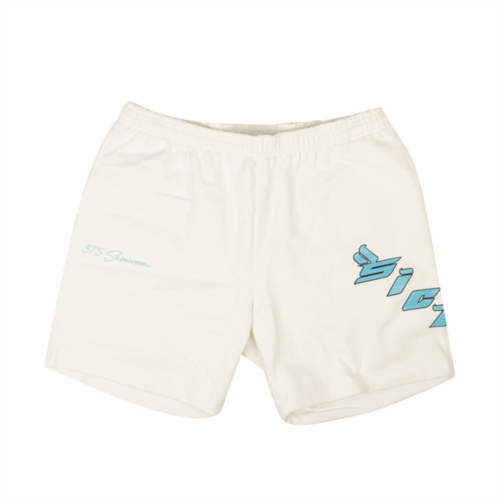 Sicko sick x 375 shorts - white/light blue