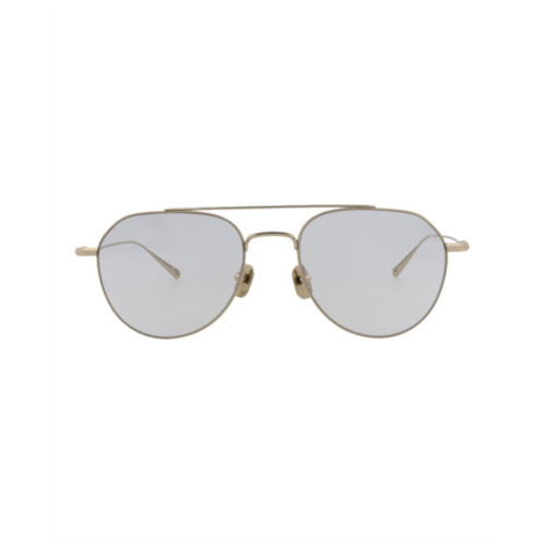 Brioni round-frame titanium sunglasses