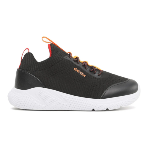 Geox black sprintye mesh sneaker