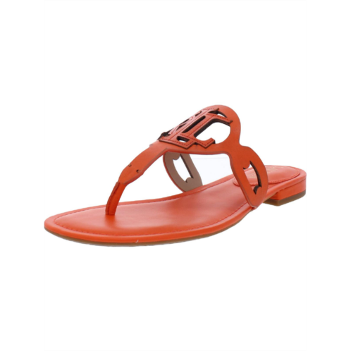 POLO Ralph Lauren audrie womens leather slip on thong sandals