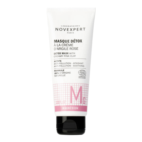Novexpert detox mask with creamy pink clay by for unisex - 2.53 oz mask