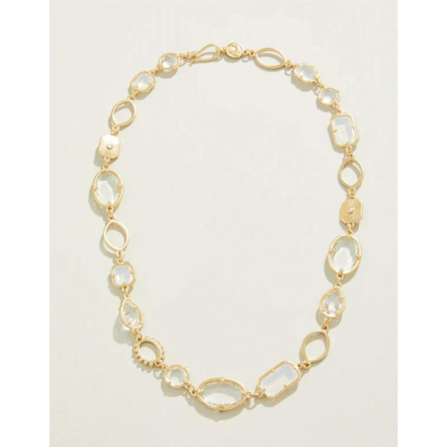 Spartina 449 lagoon necklace 18 crystal spartina in gold