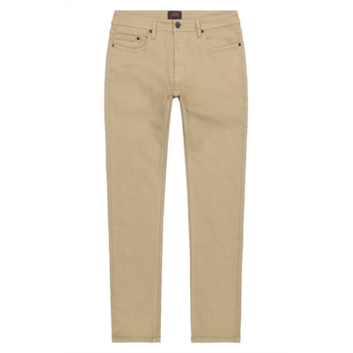 JACHS NEW YORK tan stretch traveler 5 pocket pant in brown
