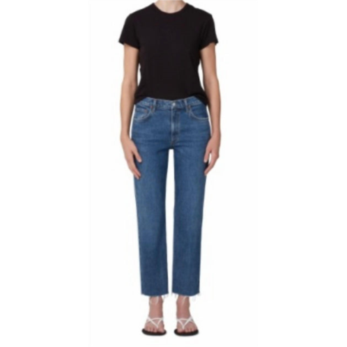 AGOLDE kye straight crop jeans in mirage