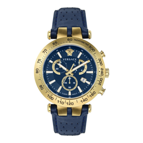 Versace bold chrono leather watch