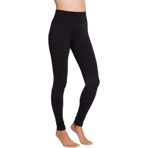 Wolford womens slim fit soft knitted waistband leggings black