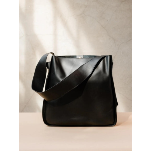 ABLE addison knotted tote in black