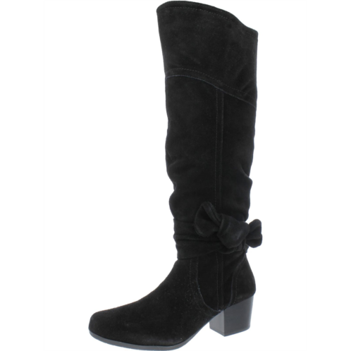 Array sassy womens suede round toe knee-high boots