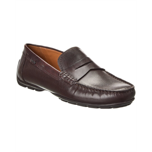 Geox moner leather loafer