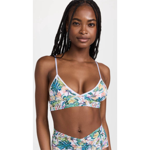 HANKY PANKY printed padded triangle bralette in palm springs