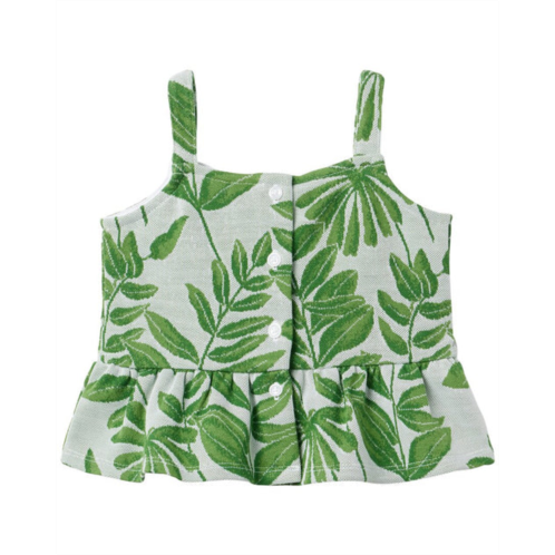 Janie and Jack the palm paradise cropped top