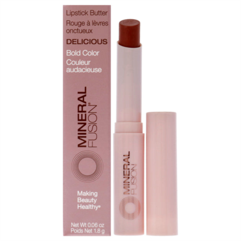 Mineral Fusion lipstick butter - delicious by for women - 0.06 oz lipstick