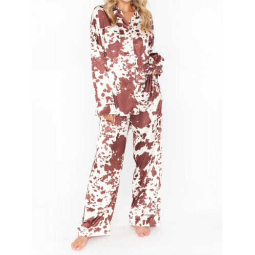 Show Me Your Mumu overslept pj set in holy cow