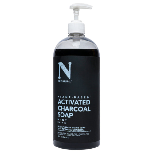 Dr. Natural charcoal liquid soap - mint by for unisex - 32 oz soap