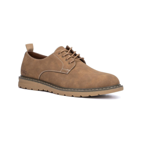 NYC dorian mens faux leather oxfords