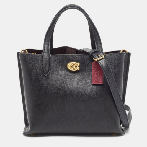 Coach leather willow 24 tote