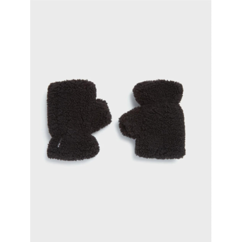 APPARIS womens ariel luxe teddie gloves in noir