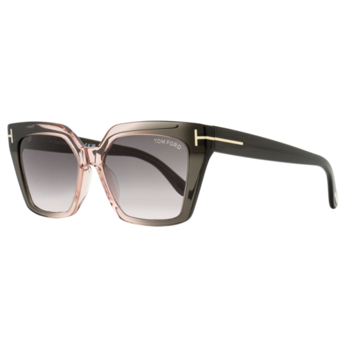 Tom Ford womens winona sunglasses tf1030 20g gray-rose 53mm