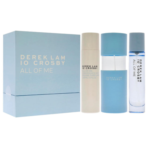 Derek Lam all of me by for women - 3 pc gift set 3.4oz edp spray, 10ml edp spray, 8oz fragrance mist