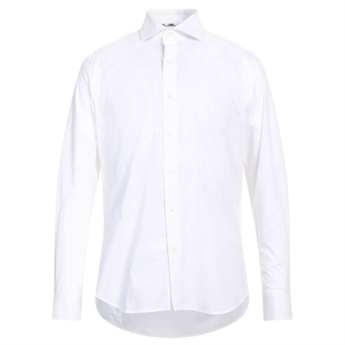 Aquascutum sophisticated cotton shirt with embroide mens logo