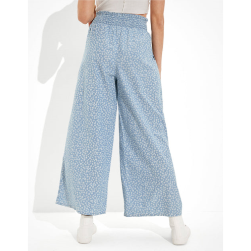 American Eagle Outfitters ae smocked wide leg pant