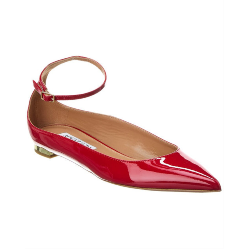 Aquazzura love affair patent flat