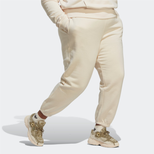 Adidas womens essentials fleece joggers (plus size)