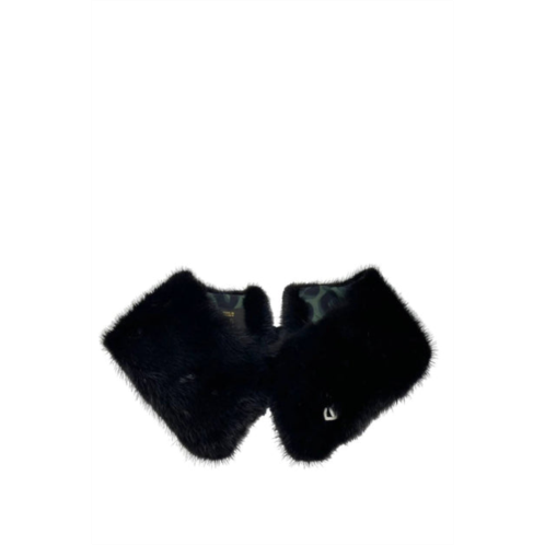 Louis Vuitton mink collar in black